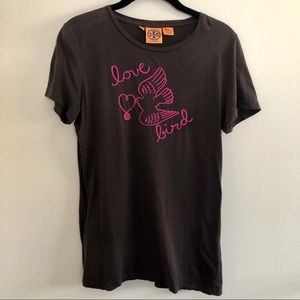 Tory Burch Love Bird Embroidered Top